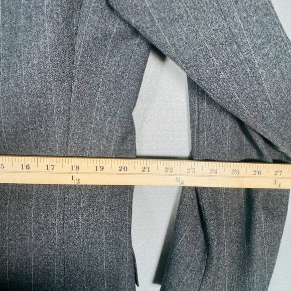 Vintage Canali x Barneys Blazer Mens 40R Gray Wool Double Breasted Jacket - Picture 12 of 14